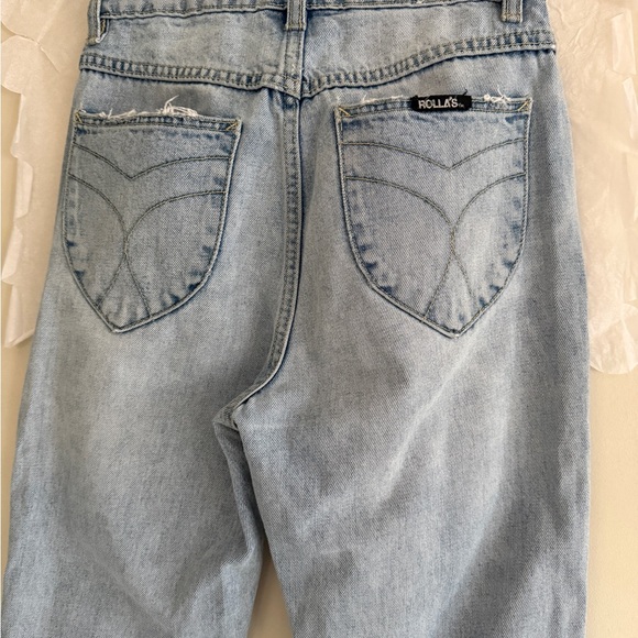 Rollas Sky Blue Boot Cut Duster Jeans Women Size 26 - Picture 10 of 16